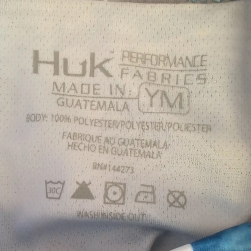 Huk Youth Icon X Tide Change Pullover Camouflage Hoodie YM M453